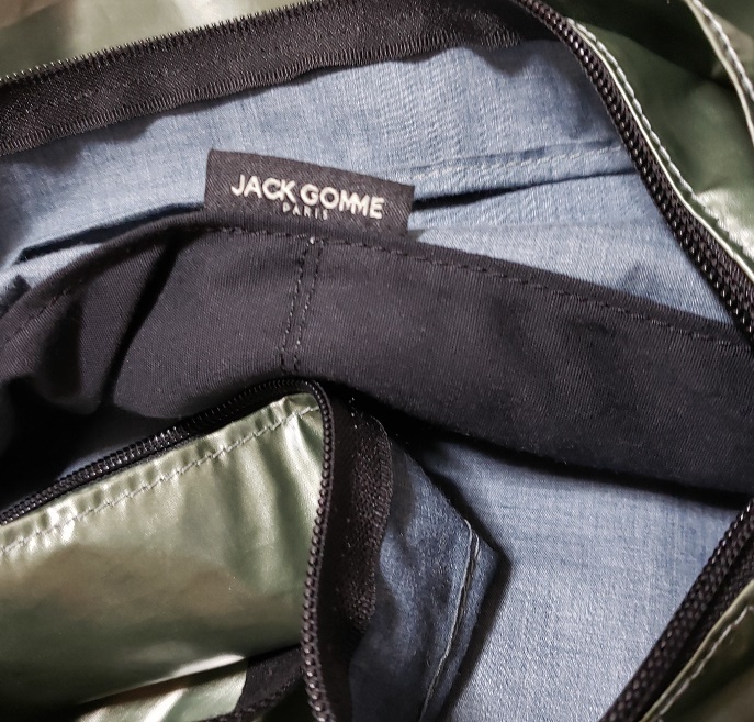  beautiful goods Jack Gomme LEVANT super light weight water-repellent shoulder bag ash pe- France handling . Jack rubber khaki unisex 