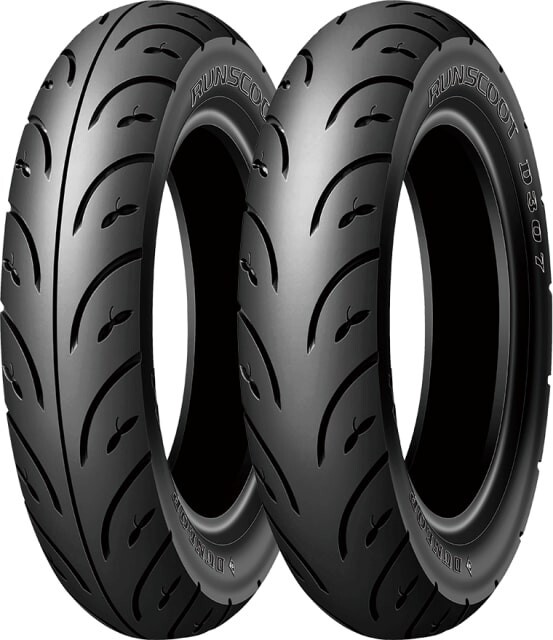 DUNLOP 3.00-10 42J D307WT(チューブタイプ)_画像1