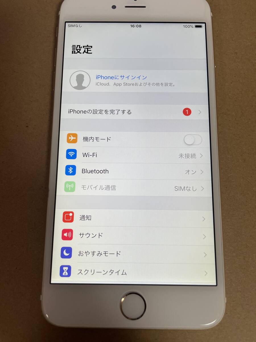 【ジャンク品】iPhone6Plus 64GB docomo 〇 付属無しの画像2