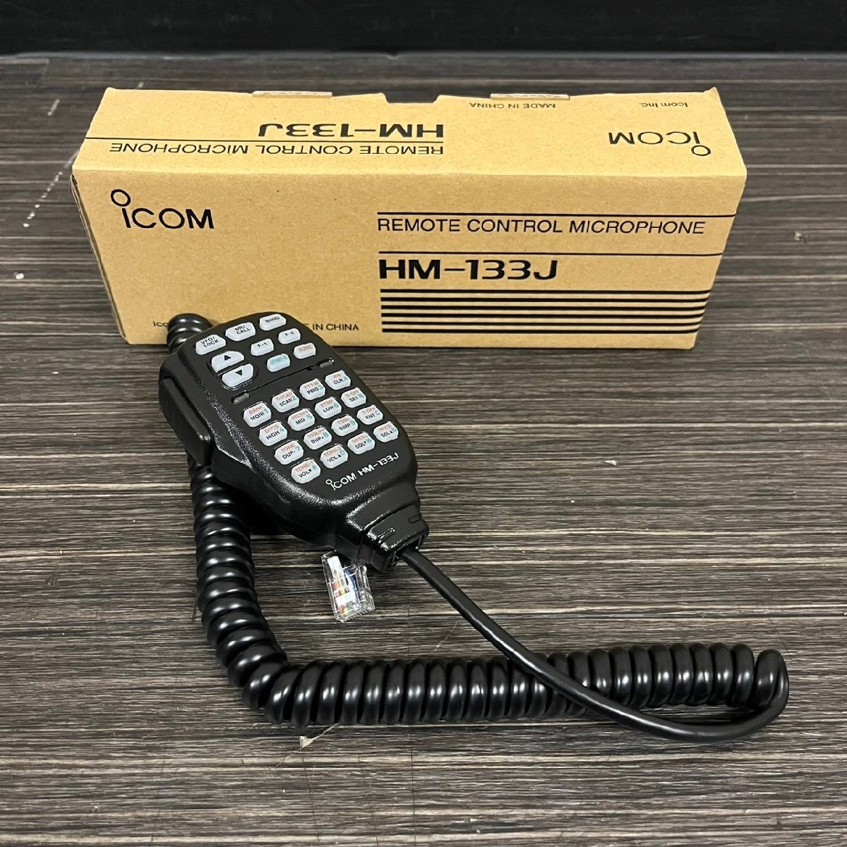 ICOM アイコム ハンドマイク リモコンマイク HM-133J ハンディー機 無線機 トランシーバー 032906w/T10（60）の画像1