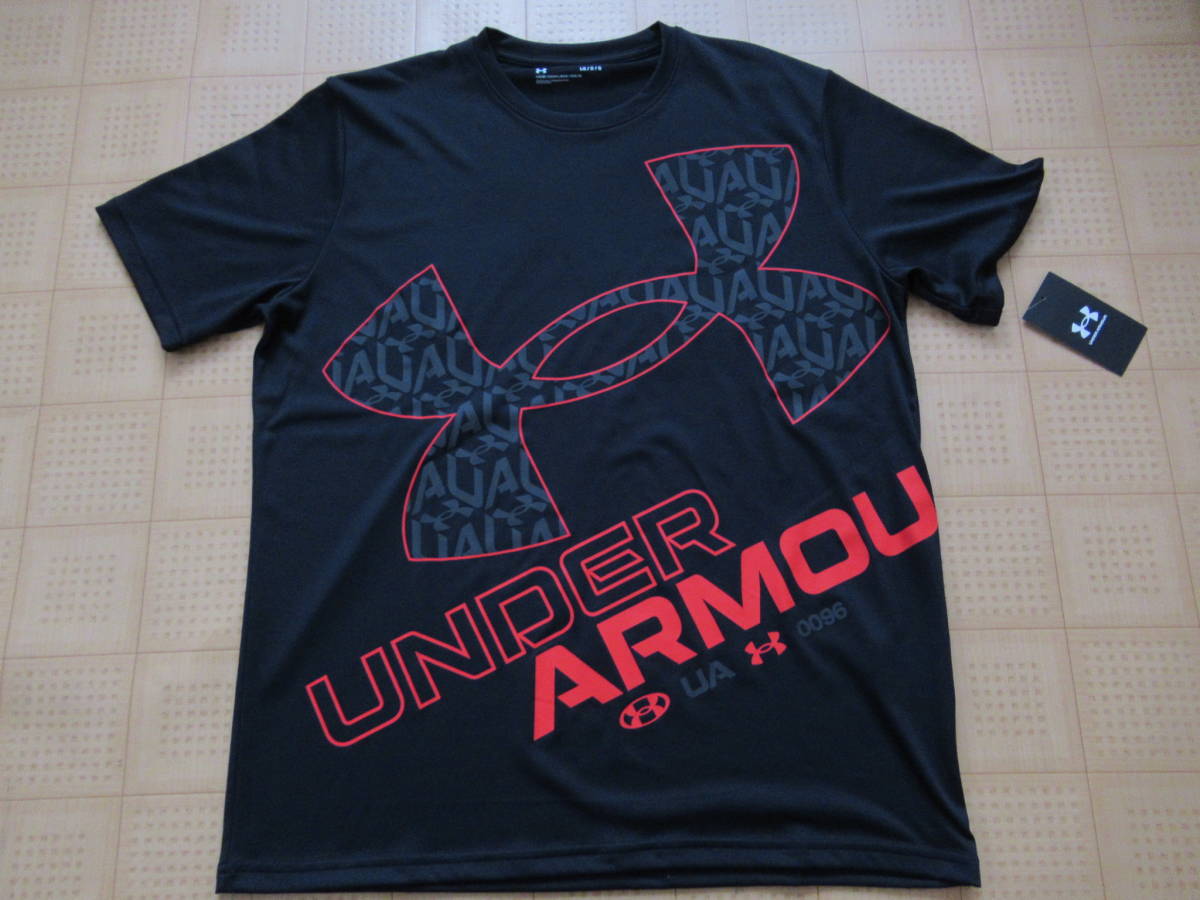 即決新品 MDサイズ UNDER ARMOUR 半袖Tシャツ ブラック アンダーアーマー_画像1