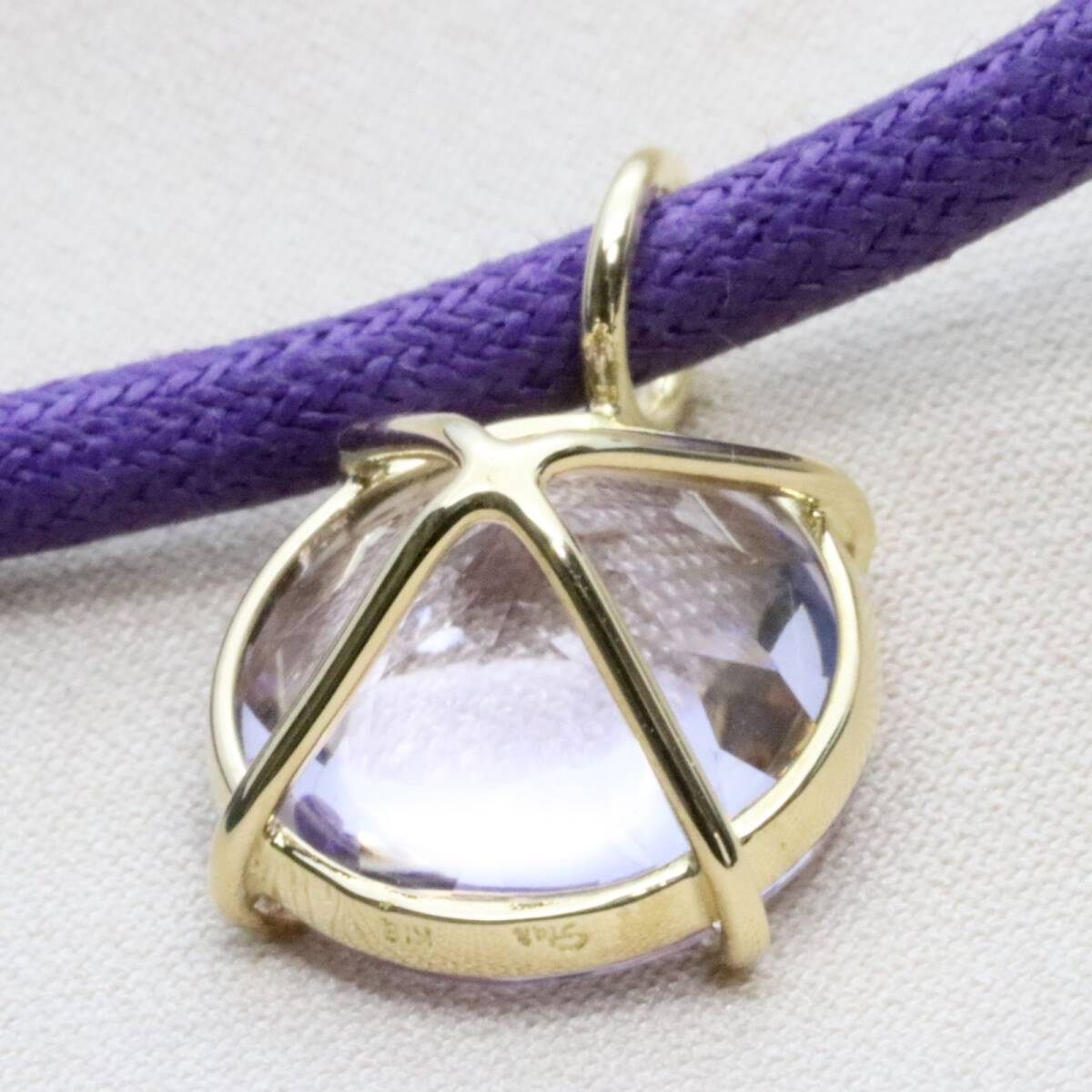  Star Jewelry necklace K18 amethyst code choker STAR JEWELRY /24-24
