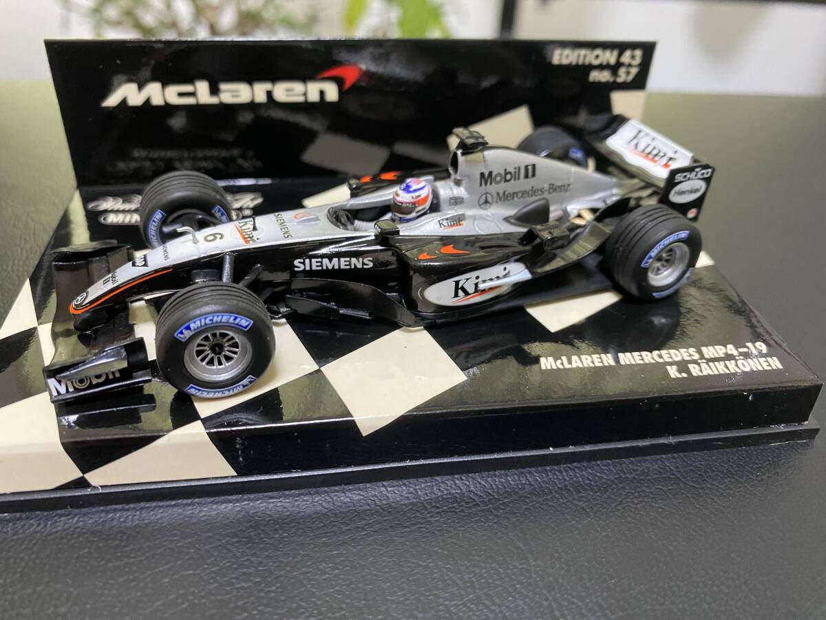 F1 マクラーレン MP4-19 キミ ライコネン ミニチャンプ 1/43の画像1