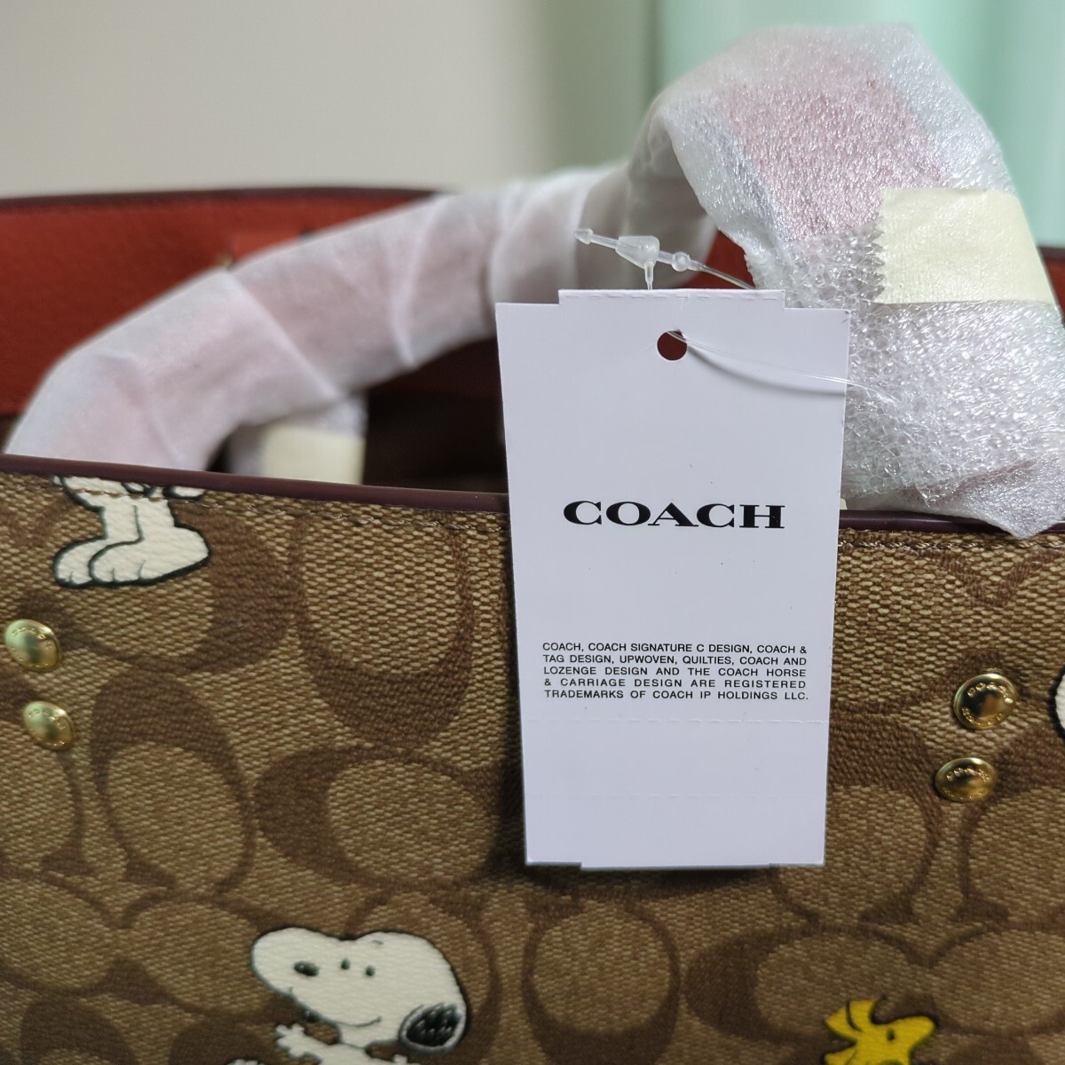 COACH コーチ　バッグ　ピーナッツ　スヌーピー_画像5