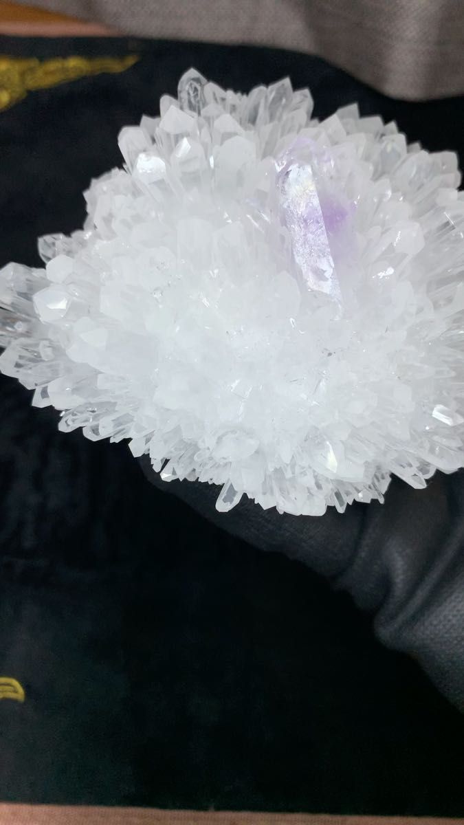 2番 アメジスト共生四川クラスター 水晶クラスター 天然石 水晶 原石 パワーストーン