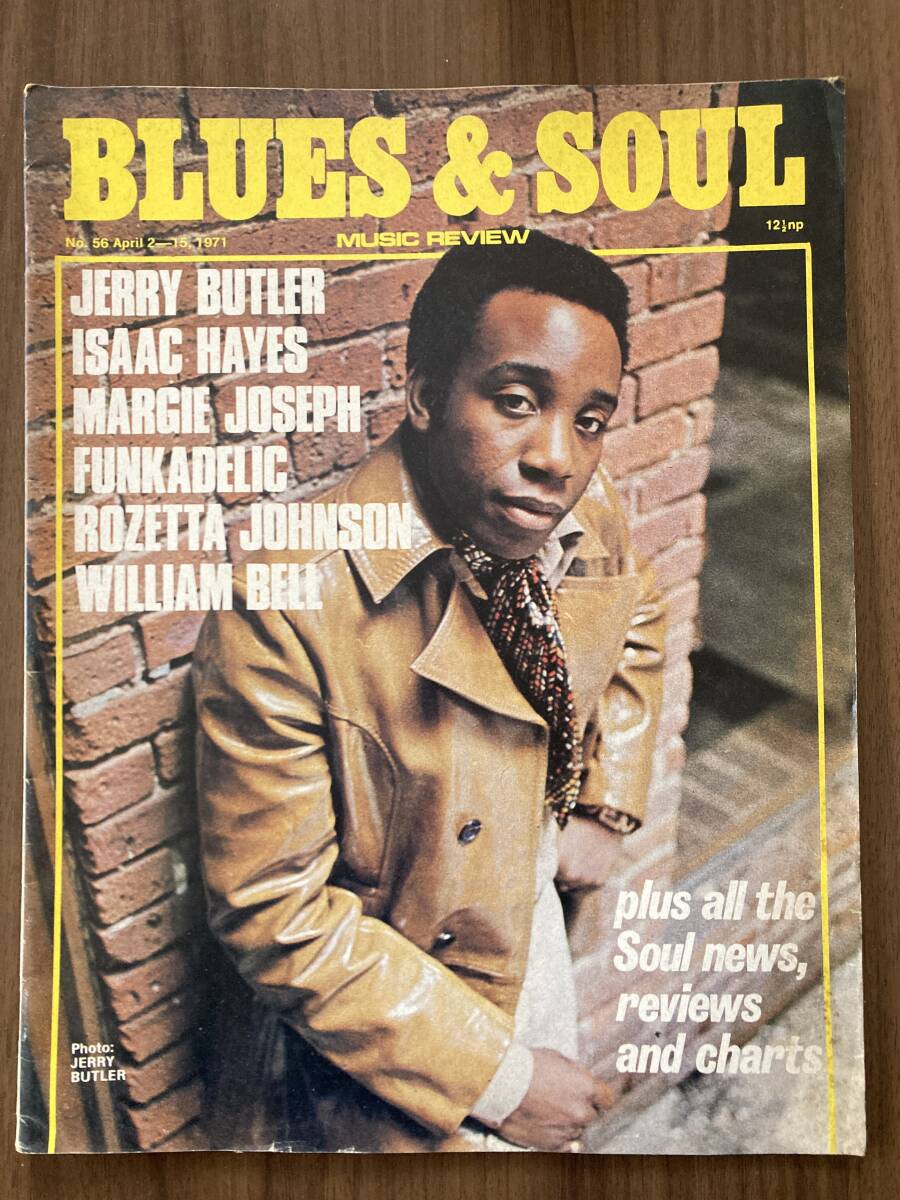 洋雑誌　BLUES & SOUL　April 2-15, 1971　ジェリー・バトラー　アイザック・ヘイズ　ファンカデリック　ウィリアム・ベル　ほか_画像1