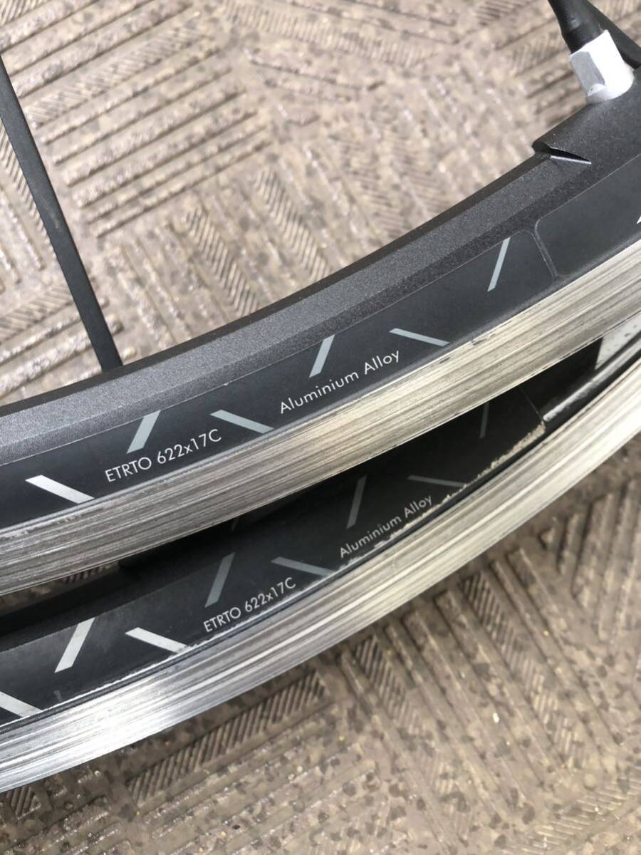 FULCRUM RACING ZERO 17C 700Cクリンチャーホイール前後セット シマノ11Sの画像4