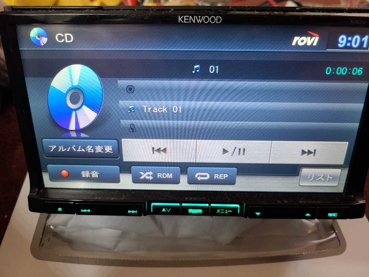  KENWOOD ケンウッド メモリーナビ MDV-727DT Bluetooth ブルートゥース BT フルセグ DVD再生 CD再生 USB カーナビ