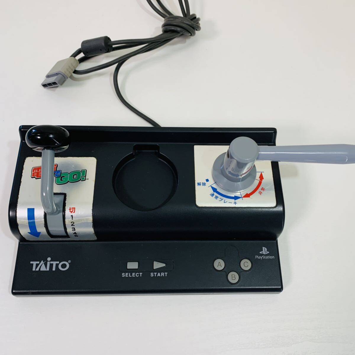 TAITO タイトー PlayStation 電車でGO コントローラー プレイステーション 任天堂 SLPH-00051 ゲーム 中古 稼働品の画像1