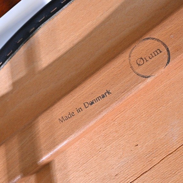 北欧デンマーク製 Orum Mobler「Model SJ67」アームチェア Erik Buch チーク材 椅子 ラウンジ レザー エリックバックの画像3