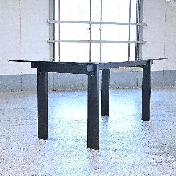 【引取限定】Cassina IXC 15万「BLOOM」ダイニングテーブル ガラス モダン 食卓 デスク オフィス ブルーム 机 カッシーナ・イクスシーの画像2