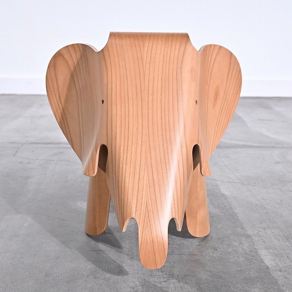 未使用品 Vitra 20万「エレファント プライウッド」EAMES ELEPHANT PLYWOOD アメリカンチェリー材 イームズ 名作家具 ヴィトラ ディスプレの画像2