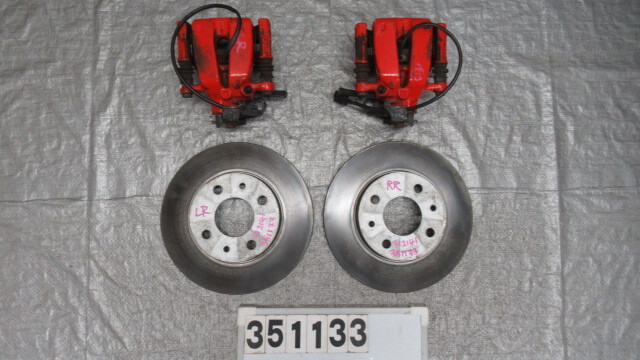  abarth 500 ABA-312141 rear caliper / rotor set 351133