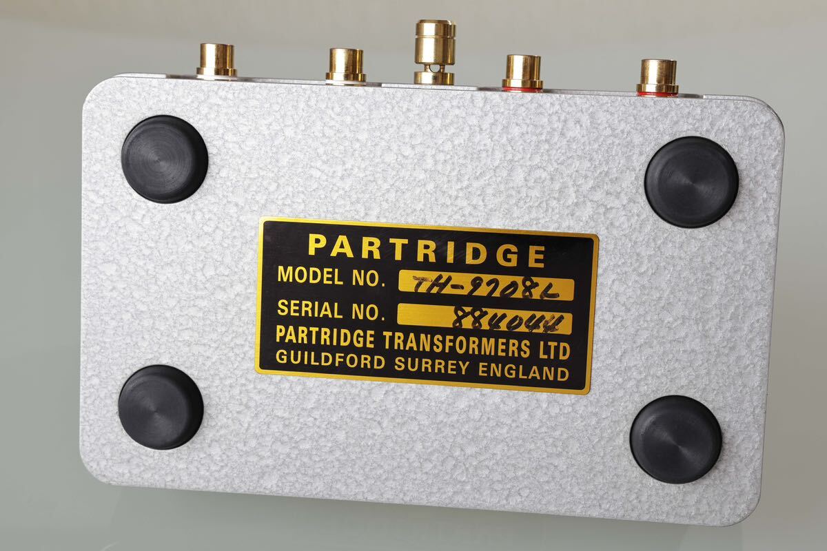 PARTRIDGE TH-9708L High End MC step up transformer for Low impedance MC 昇圧トランス ローインピーダンス_画像2