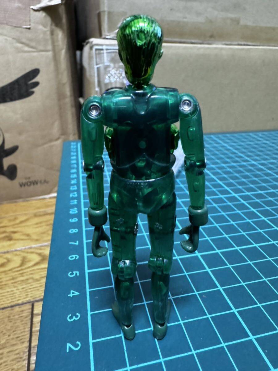 ミクロマン ダイアクロン トランスフォーマー タカラ 人形 ロボット 変身サイボーグ アクロイヤー誕生 グリーン 素足の画像6