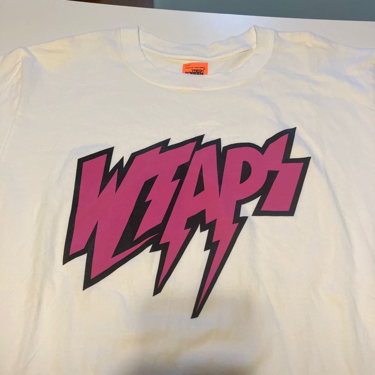 WTAPS ダブルタップス サンダーロゴ 半袖Tシャツ サイズM 状態良しの画像2