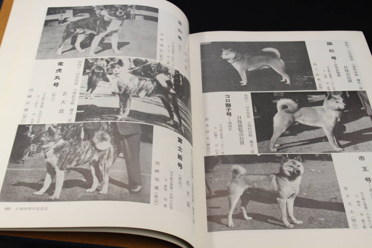 【信沙】★【日本犬保存会創立五十年周年史 上巻 昭和7年～昭和39年 858ページ保存状態良好】 未使用に近いアンティークコレクションの画像5