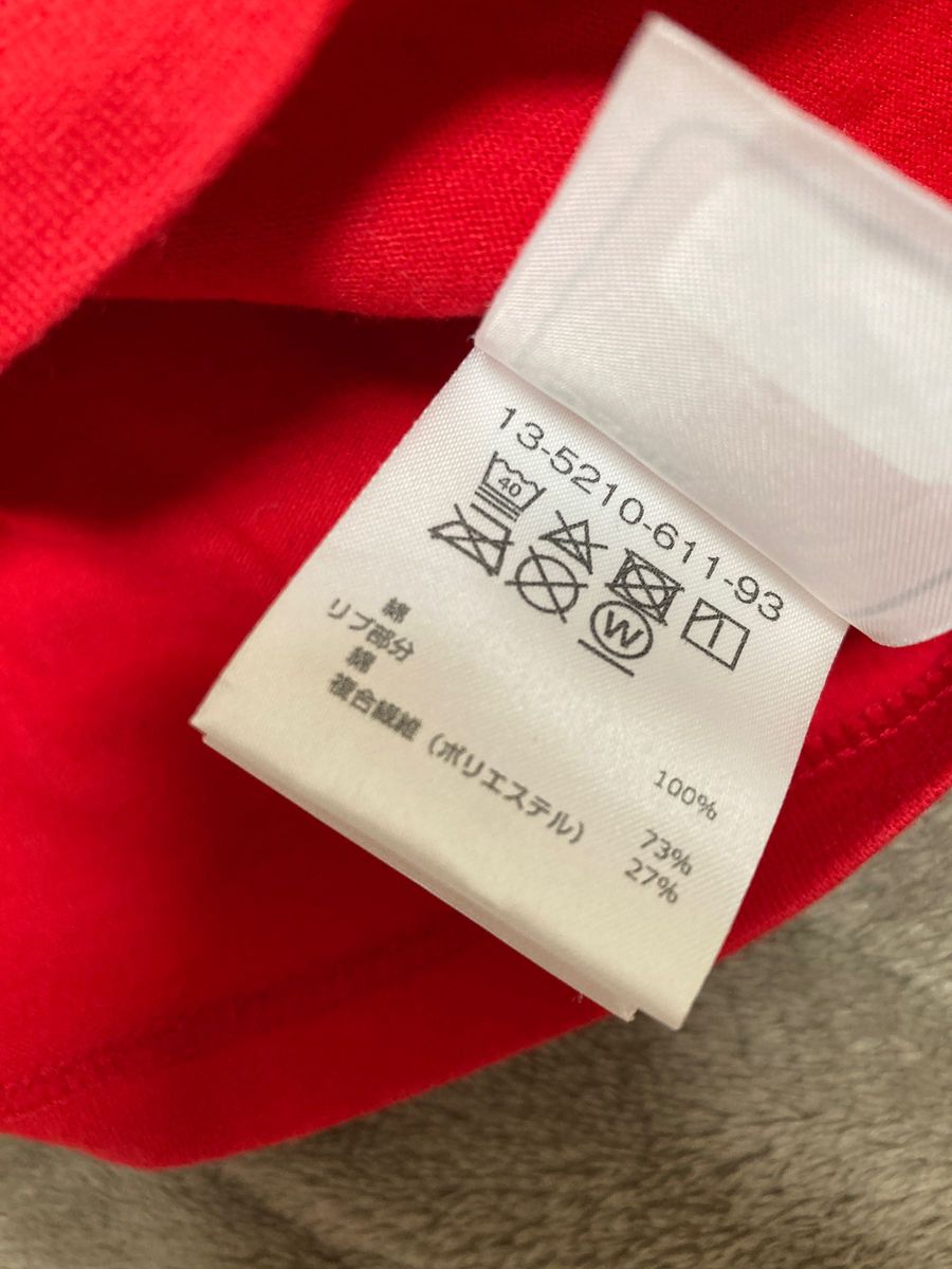 ミキハウス　90 長袖Tシャツ ロンT Tシャツ 赤　レッド