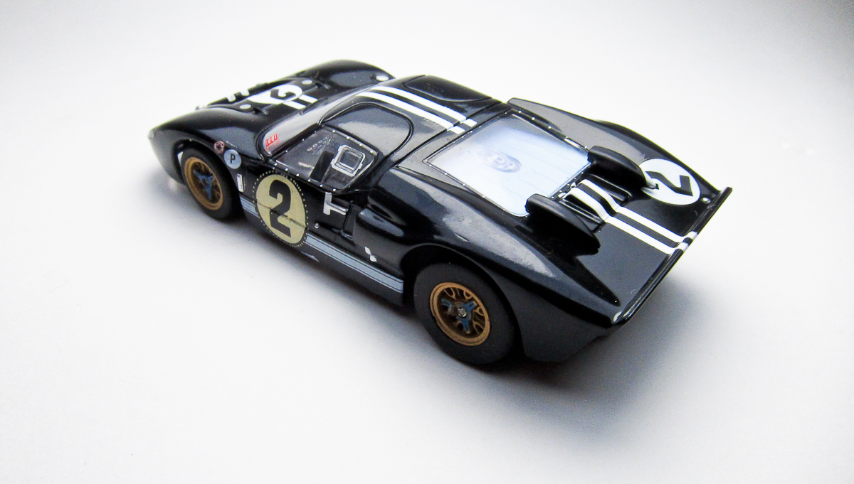 HOスロットカー 新品！AFX メガG＋ フォード GT40 Mk IIB No.2 セブリング クリアコレクター TYCO のコースでも走る！_画像2