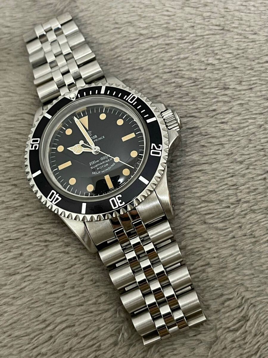 チュードル TUDOR 7016/0 オイスタープリンス サブマリーナ ヴィンテージ Cal.2483 自動巻き メンズの画像6