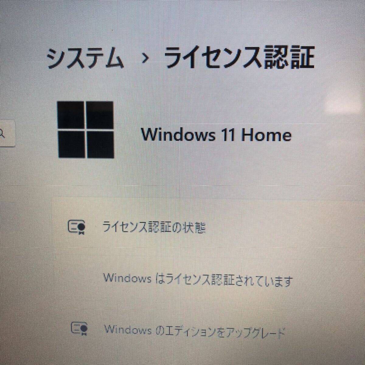 ★美品★格安★初心者☆最新Windows11＋新品SSD256GBで快速動作☆i3/8GB/Wi-Fi/カメラ/HDMI/Bluetooth/ブルーレイ/テンキー/Office NEC_しっかりとライセンス認証されています！