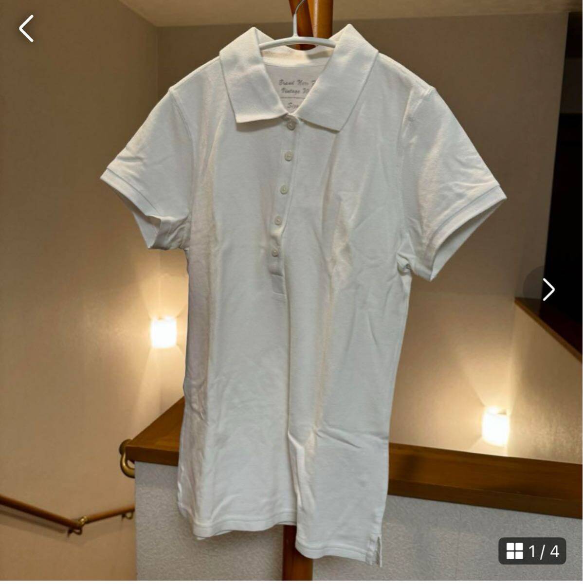 ポロシャツ UNIQLOユニクロ ホワイト 未使用品_画像1