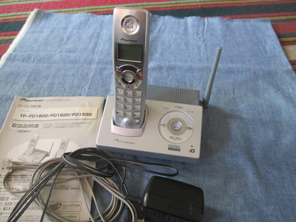  Pioneer * cordless answer phone machine manual attaching 