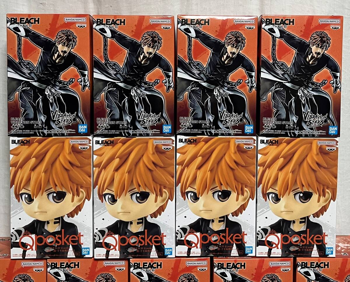 BLEACH★黒崎一護 フィギュア★まとめ売り★2種×各9体＝計18体セット★Qposket Q posket 千年血戦篇 vol.2 + VIBRATION STARS★ブリーチ_画像5