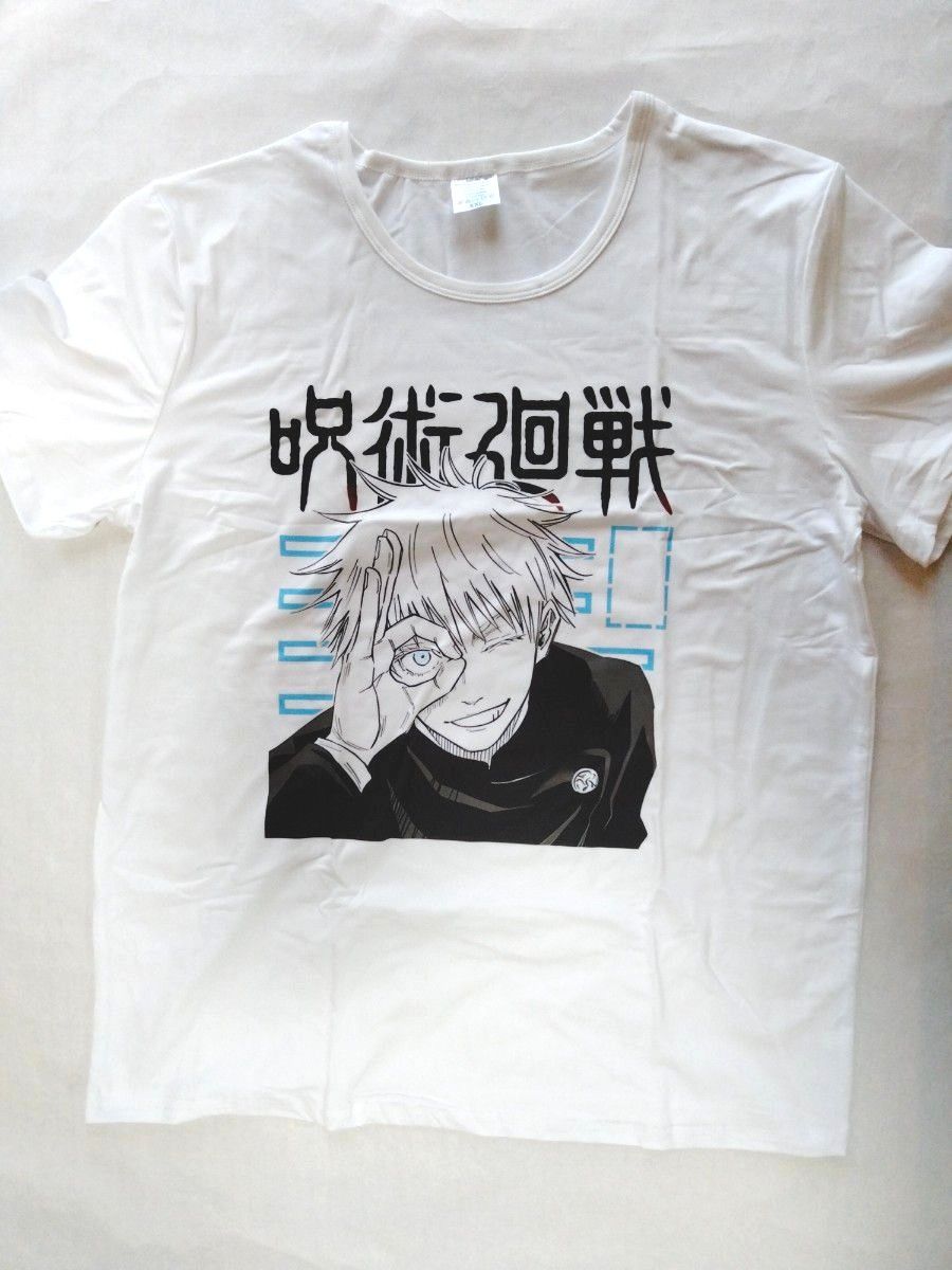 呪術廻戦 Tシャツ 2XL ホワイト 五条悟