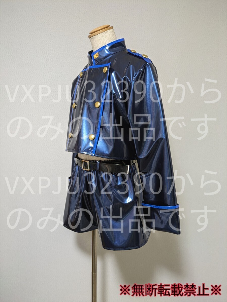 素人製作 エナメル 男性M～L（女性L～LL）相当 コスプレ 1way 衣装 ブルアカ ノゾミ風 シュポガキ ブルーアーカイブ 大きいサイズの画像5