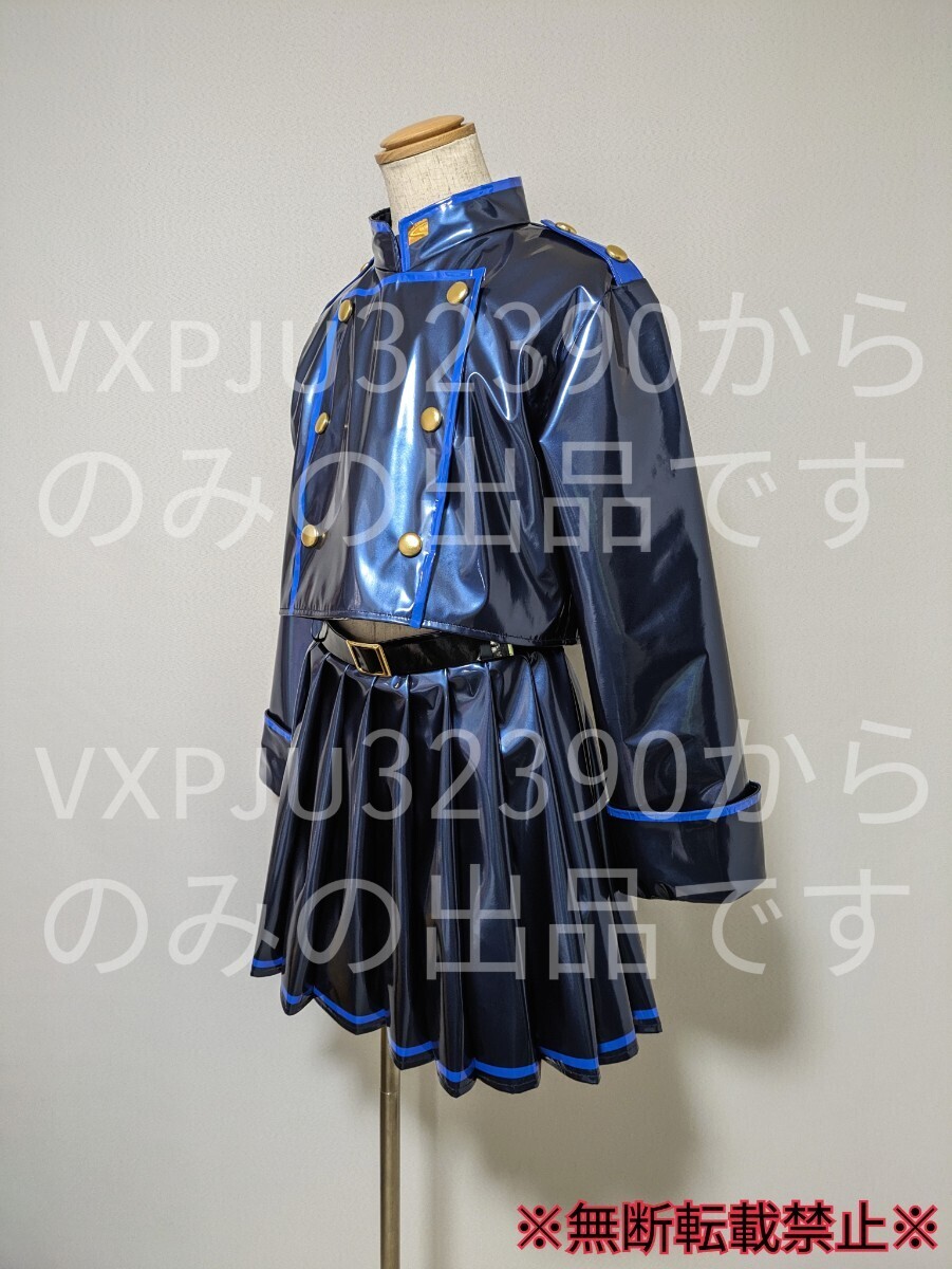 素人製作 エナメル 男性M～L（女性L～LL）相当 コスプレ 1way 衣装 ブルアカ ヒカリ風 シュポガキ ブルーアーカイブ 大きいサイズ