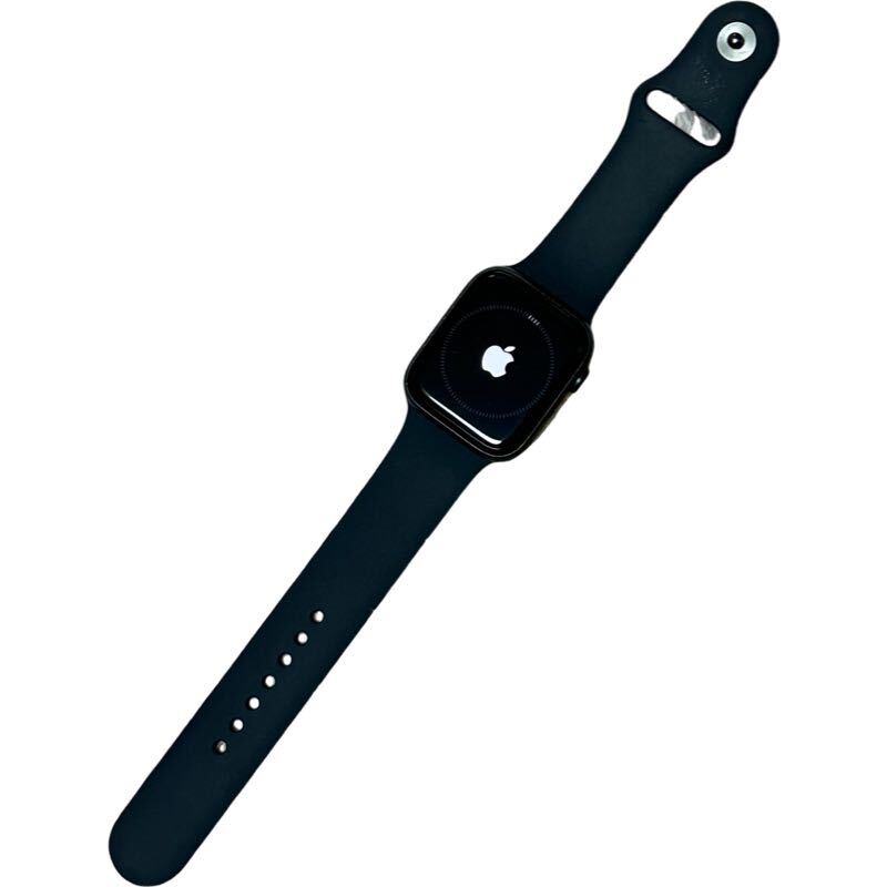 Apple Watch SE 第2世代 GPSモデル 44mm MNK03J/A ミッドナイトアルミ ミッドナイトスポーツバンド アップルの画像2