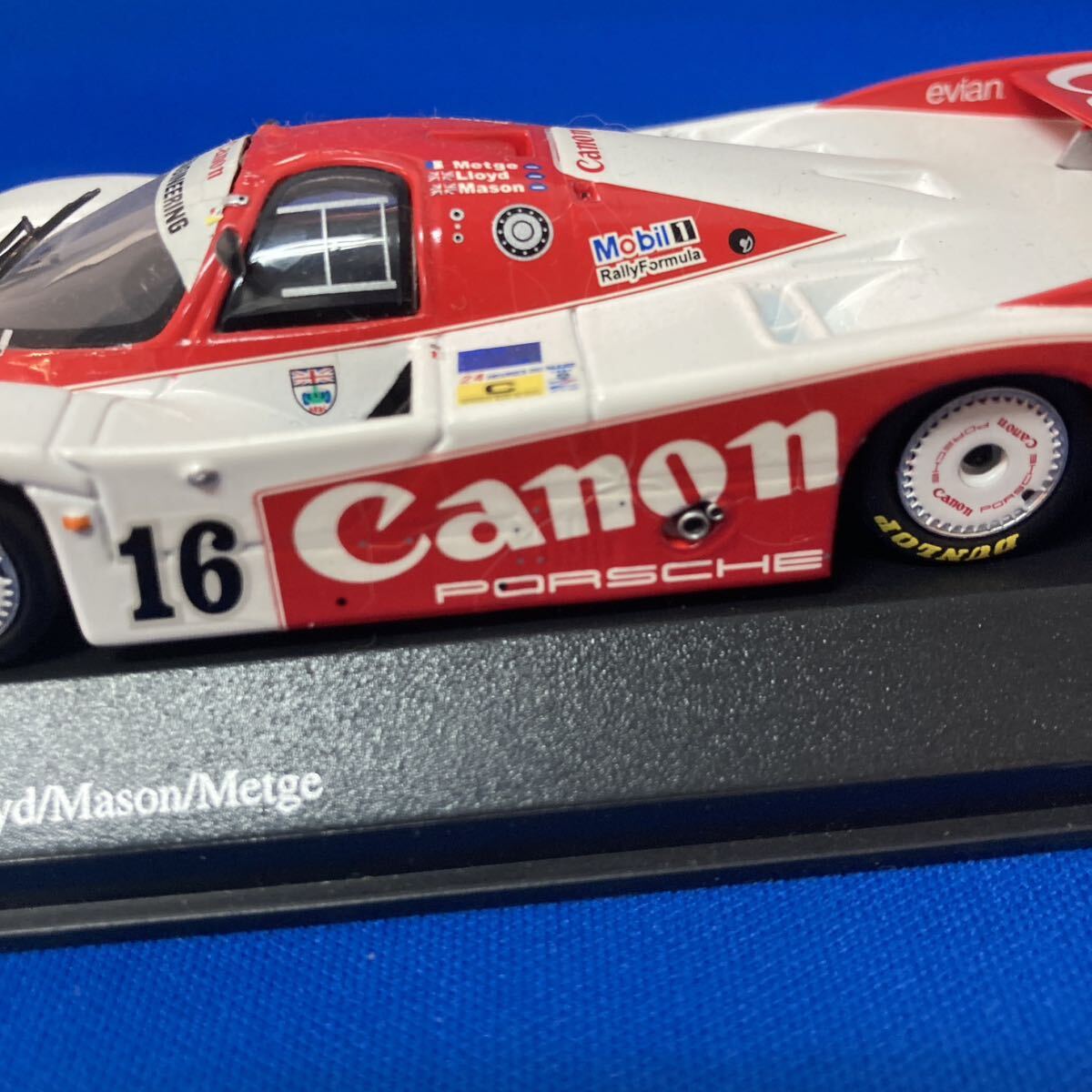 MINICHAMPS 430846516 1/43 ポルシェ 956 `キャノン` リチャードロイドレーシング LLOYD/MASON/METGE ルマン24時間 1984 _画像7