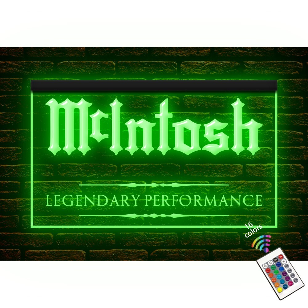 Y441L // Led ネオンライトサイン McIntosh Audio マッキントッシュ 音響 機材 オーディオ■サイズ(約)：W550mm x H300mm の画像3