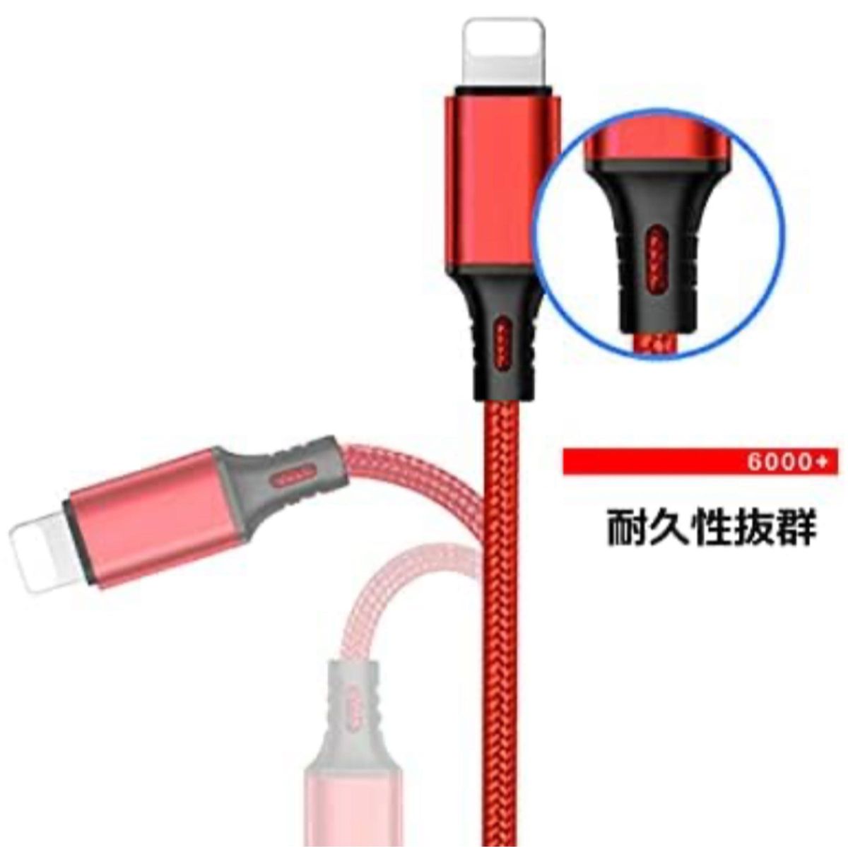 3in1 充電ケーブル type-c 充電ケーブル USB Type C Micro USB 1.2m (シルバー)