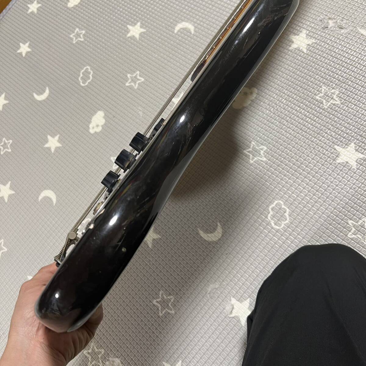 fender jazz bass made in japan contour body 通電、音出しは可能現状品の画像10