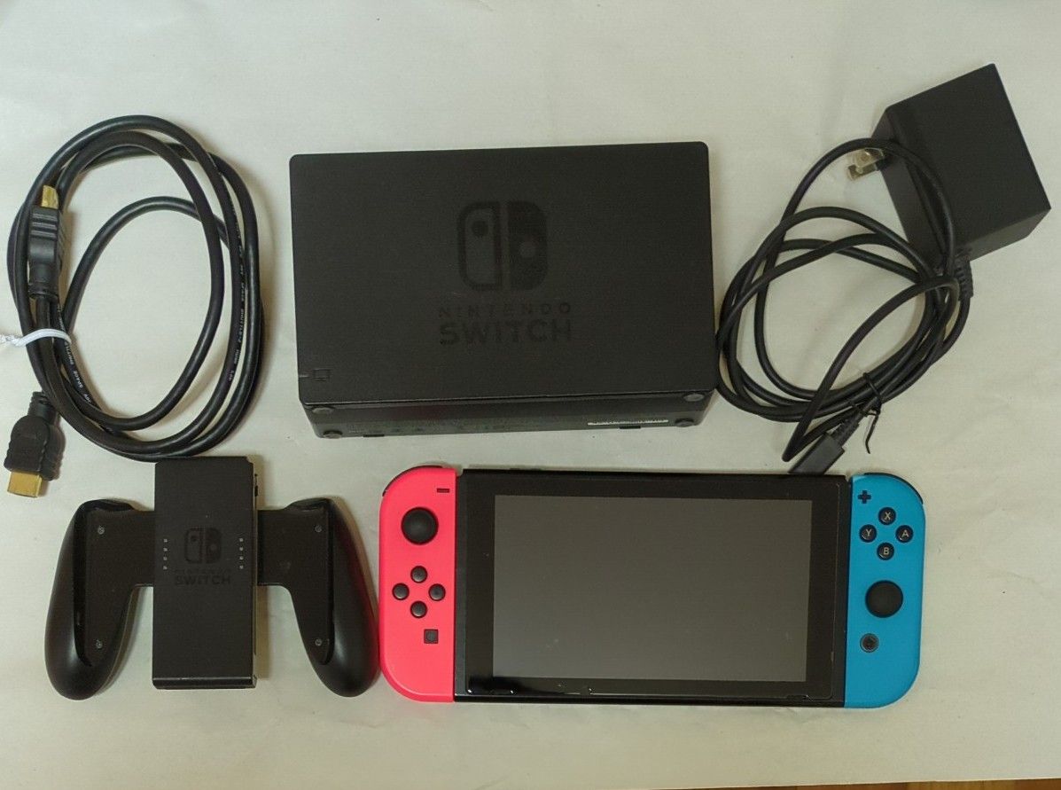 Nintendo Switch ニンテンドースイッチ ネオンレッド　初期型　未対策機