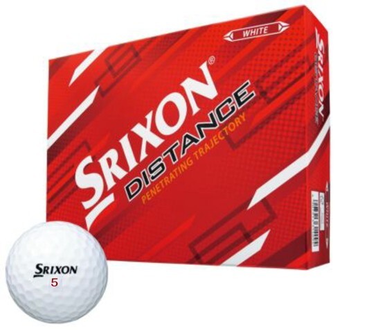 6.DUNLOP（ダンロップ）日本正規品 SRIXON DISTANCE (スリクソン ディスタンス) ゴルフボール1ダース(12個入) 新品 未使用品の画像2