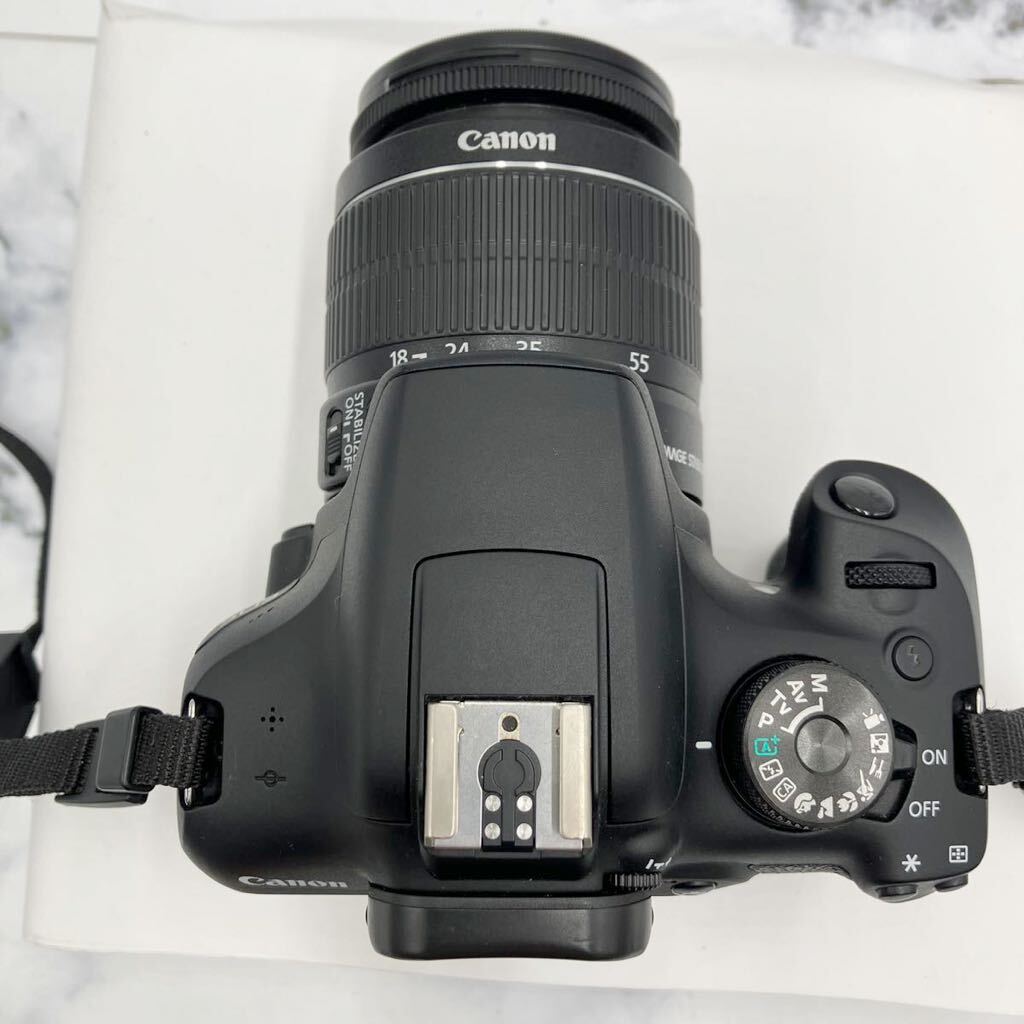 ◎【売り切り】Canon キヤノン EOS2000D デジタル一眼レフカメラ EF-S 18-55mm 1:3.5-5.6 IS II動作確認済み カメラバッグ付属_画像7