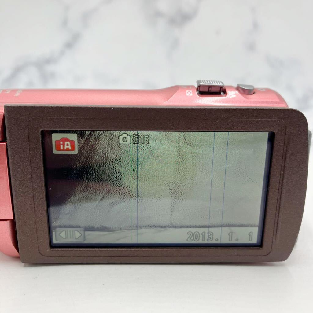 ◎【売り切り】Panasonic パナソニック デジタルビデオカメラ HC-V520M 10.0MEGA PIXELS 28mm WIDE f＝2.06-103mm 1:1.8現状品_画像8