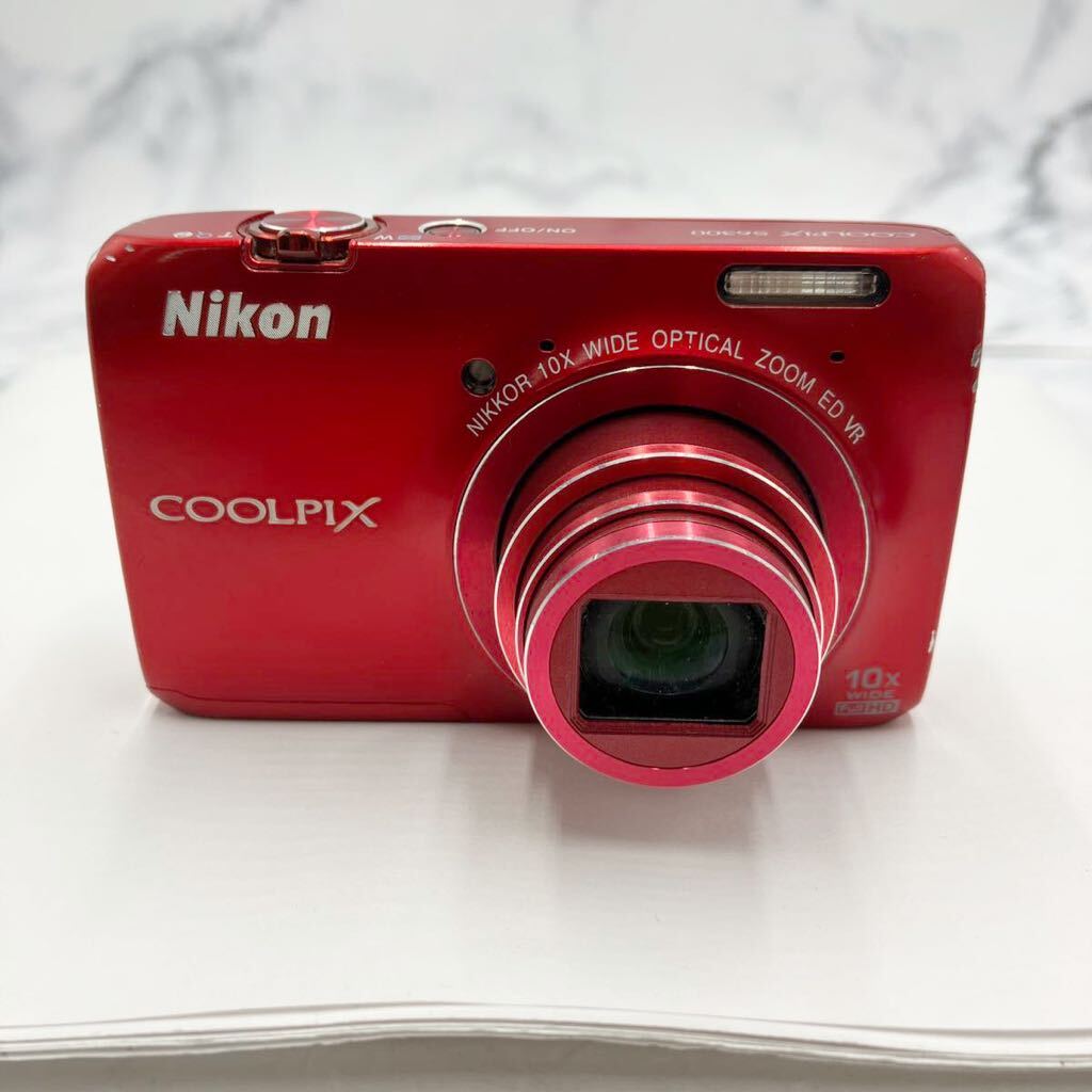 ♪【売り切り】Nikon ニコン COOLPIX クールピクス S6300コンパクトデジタルカメラ 10x ED VR 4.5-45.0mm 1:3.2-5.8 動作確認済み 現状品の画像2