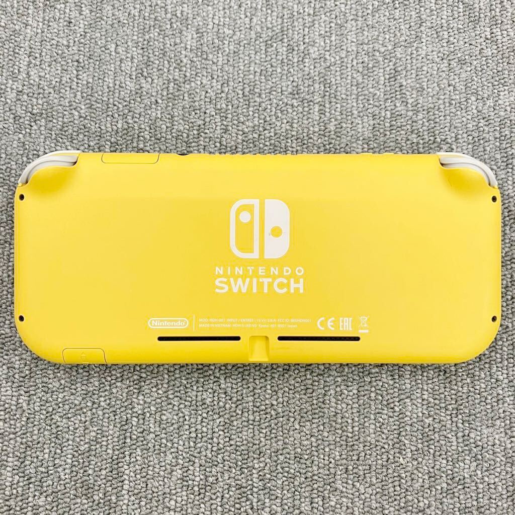 $【売り切り】美品！Nintendo 任天堂 NintendoSwitch Lite ニンテンドースイッチライト イエロー HDH-001 携帯ゲーム機 初期化済み 箱付属_画像3