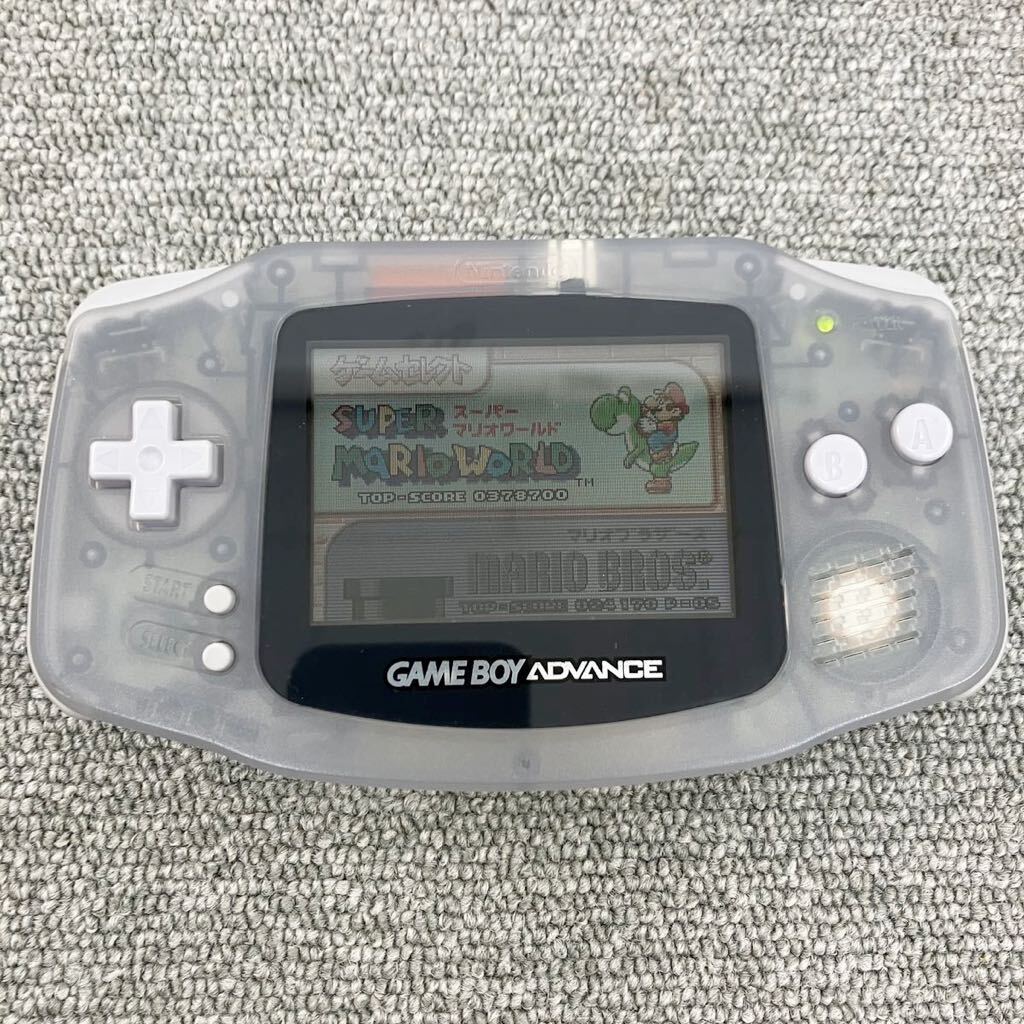 ◎【売り切り】美品！Nintendo ゲームボーイアドバンス GBA AGB-001+ソフトセット ドンキー カービィ ポケモン金 マリオ etc 動作確認済_画像10