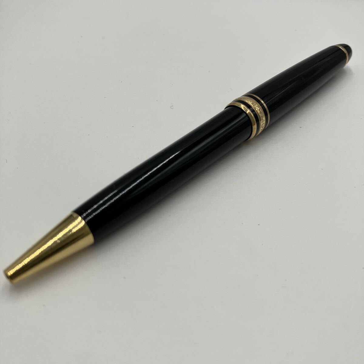 ◆【売り切り】MONTBLANC モンブラン MEISTERSTUCK マイスターシュテュック ボールペン ツイスト式 ブランド筆記具 ブラック×ゴールドの画像2