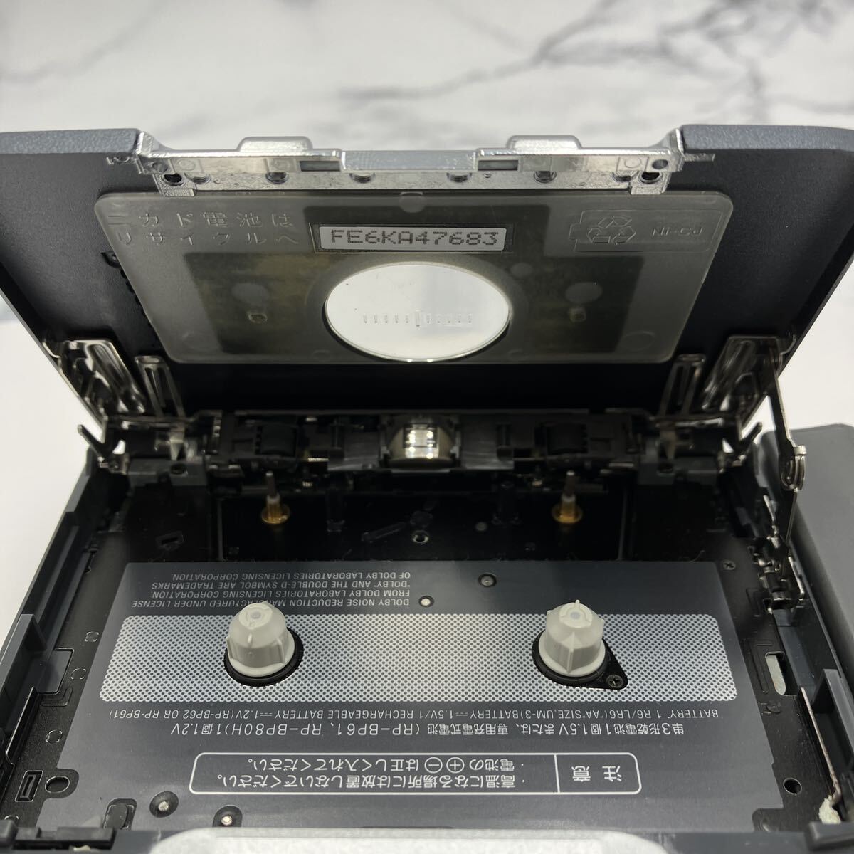 ●【売り切り】Panasonic パナソニック ポータブルステレオカセットプレーヤー RQ-SX40 S-XBS オーディオ機器 当時物 現状品の画像8