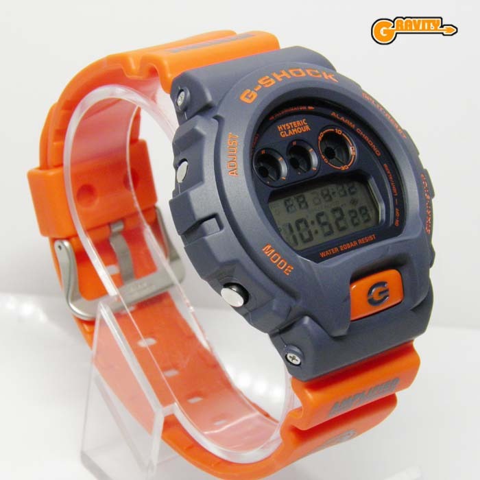 G-SHOCK 買取のGRAVITY◇DW-6900 HYSTERIC GLAMOUR(ヒステリックグラマー) ネイビー×オレンジ CASIO/G-SHOCK_画像2