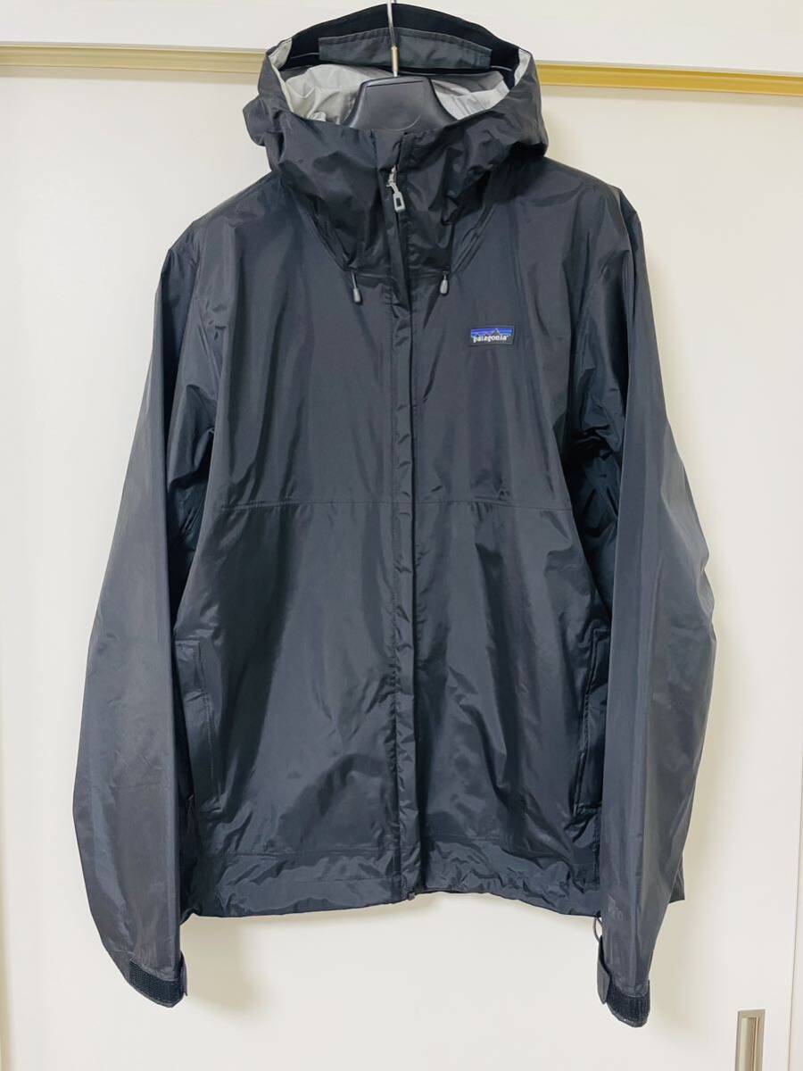 【極美品】Patagonia パタゴニア トレントシェル メンズ ブラック Lサイズ 1〜2回着用のみの画像1