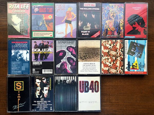 DAVID BOWIE / THE WHO ほか 海外カセットテープ88本の中から3本選んでください_画像10 (Rita~UB40)