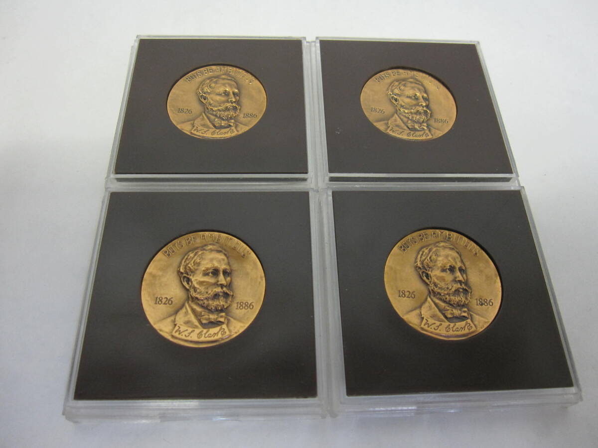 ☆クラーク博士「BOYS BE AMBITIOUS/さっぽろ 1826-1886」記念メダル、記念コイン 造幣局製 8枚セット☆の画像4
