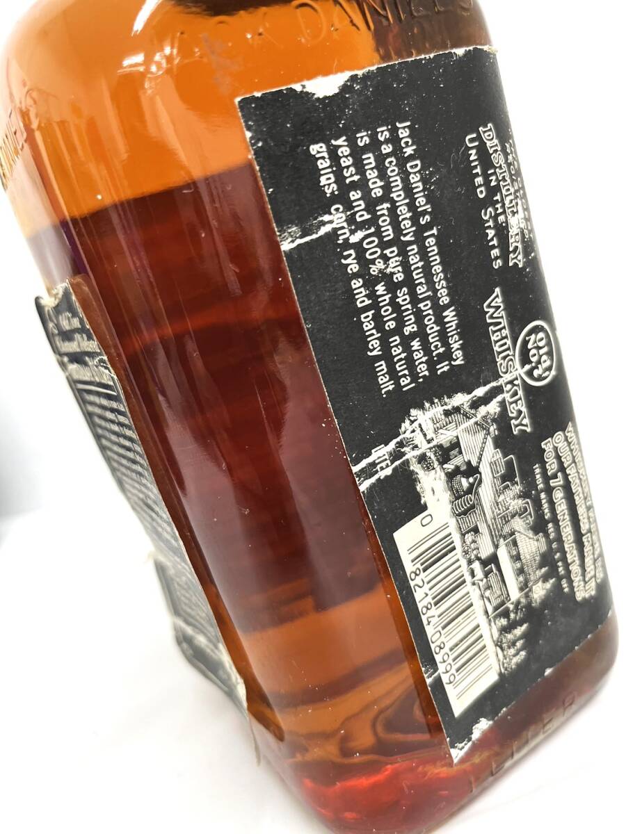 ♪JACK DANIEL'S Old NO.7 ジャック ダニエル ウイスキー バーボン ビックサイズ 旧ボトル 1000ml 40％ 古酒♪ の画像9
